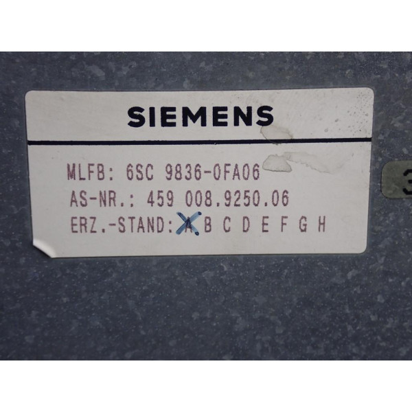 SIEMENS 6SC9836-0FA06