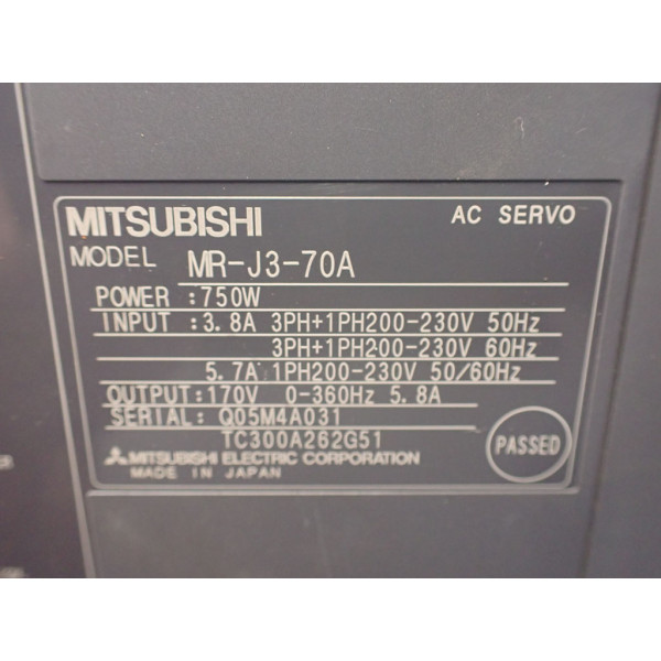 MITSUBISHI  MR-J3-70A