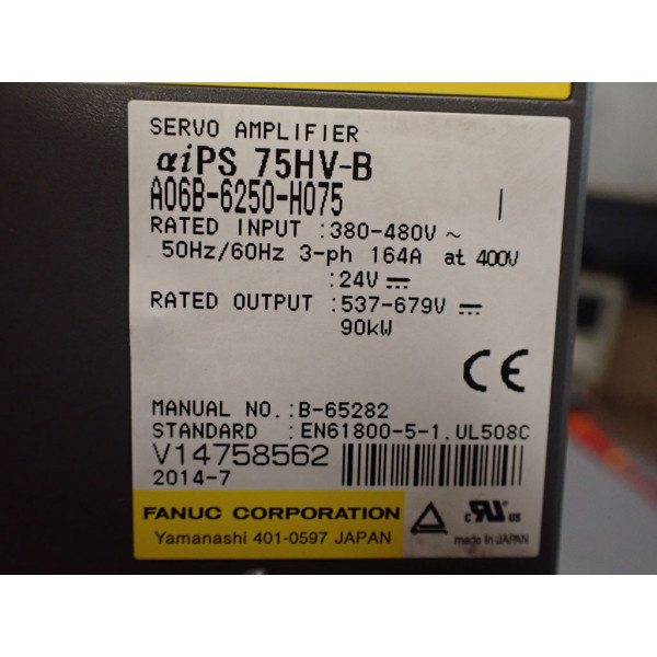 FANUC A06B-6250-H075