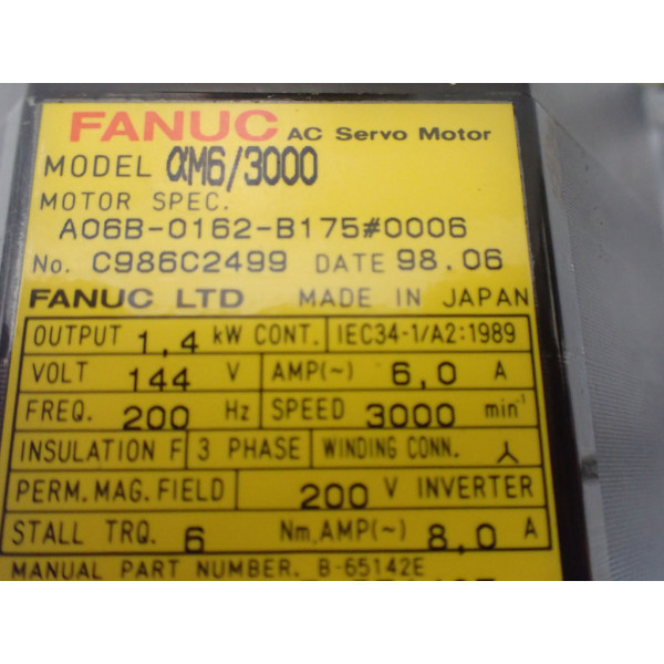 FANUC A06B-0162-B175-0006