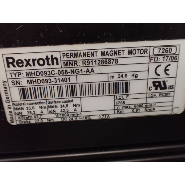 REXROTH MHD093C-058-NG1-AA