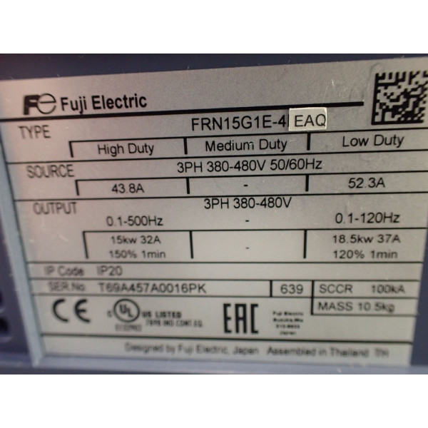 FUJI ELECTRIC FRN15G1E-4EAQ