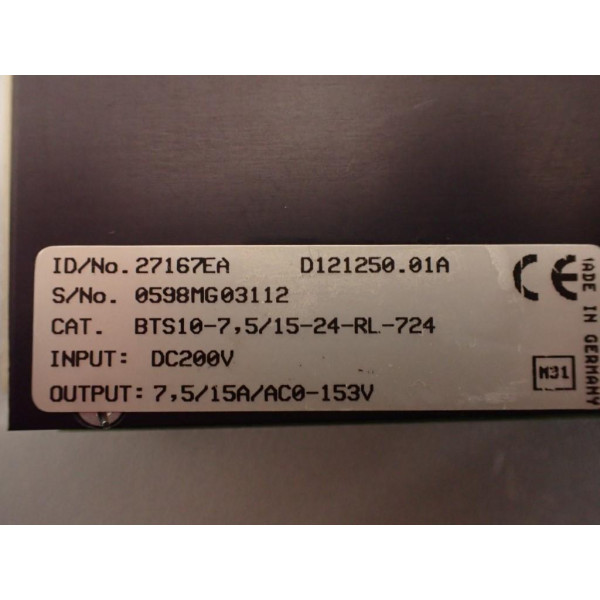 BALDOR BTS10-7,5/15-24-RL-724