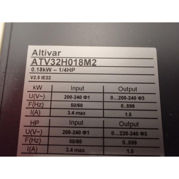 SCHNEIDER  ATV32H018M2
