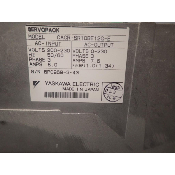 YASKAWA CACR-SR10BE12G-E