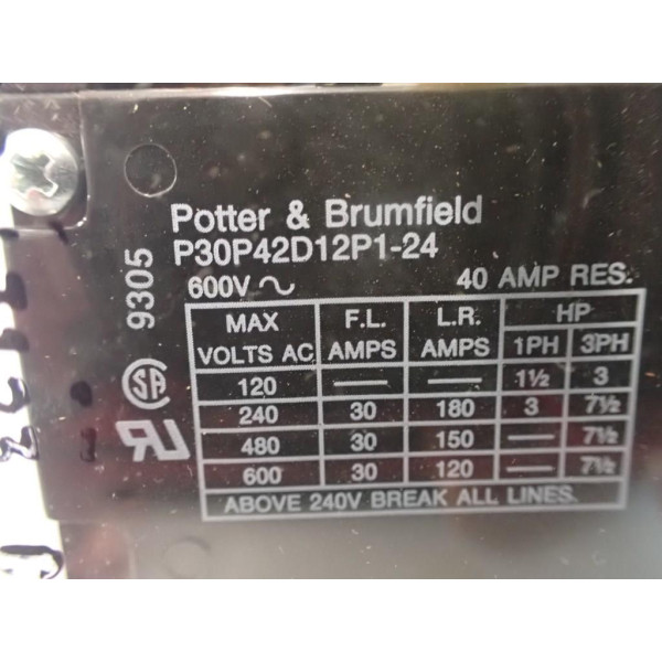 POTTER & BRUMFIELD P30P42D12P1-24
