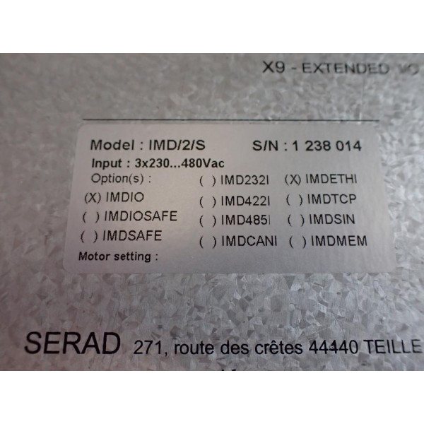 SERAD IMD/2/S