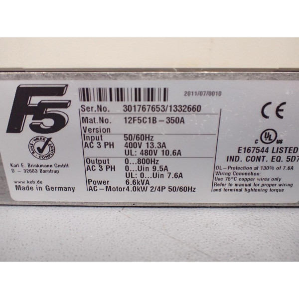 KEB 12F5C1B-350A