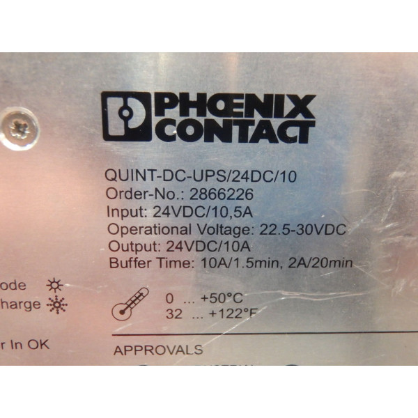 PHOENIX CONTACT QUINT-DC-UPS/24DC/10