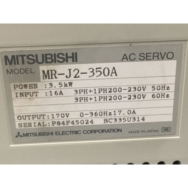 MITSUBISHI MR-J2-350A