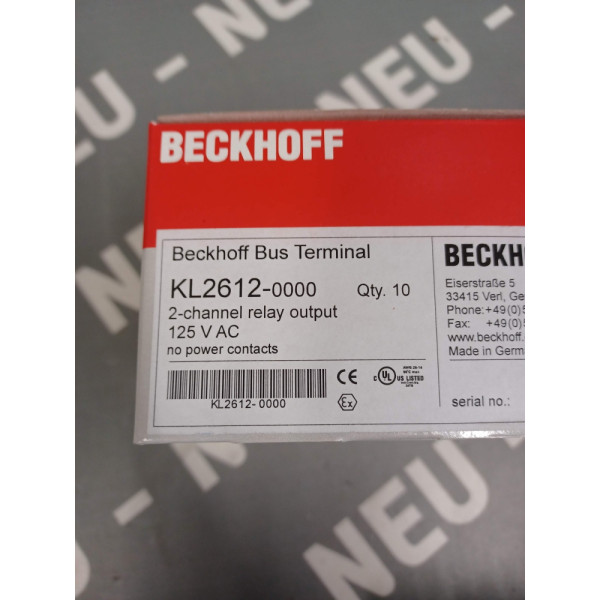 BECKHOFF KL2612