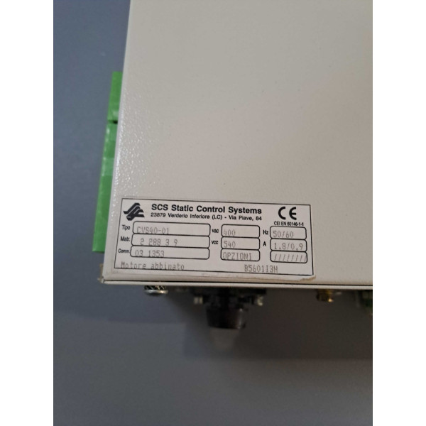 SCS STATIC CONTROL SYSTEMS CVS4001