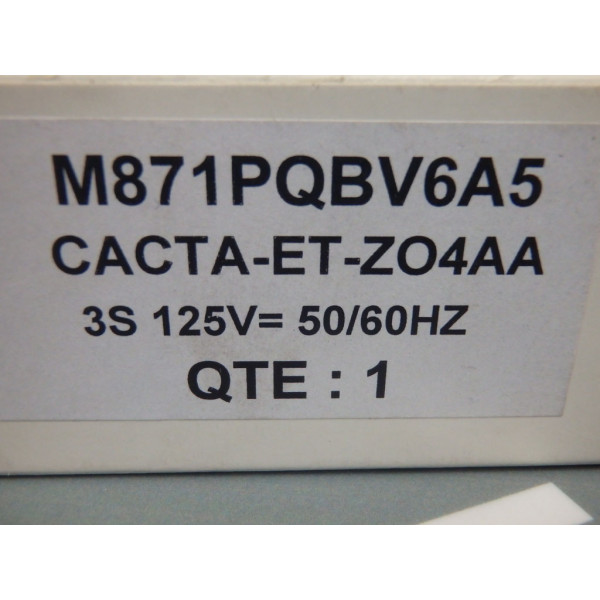 MTI CACTA-ET-Z04AA3S125V-50/60HZ