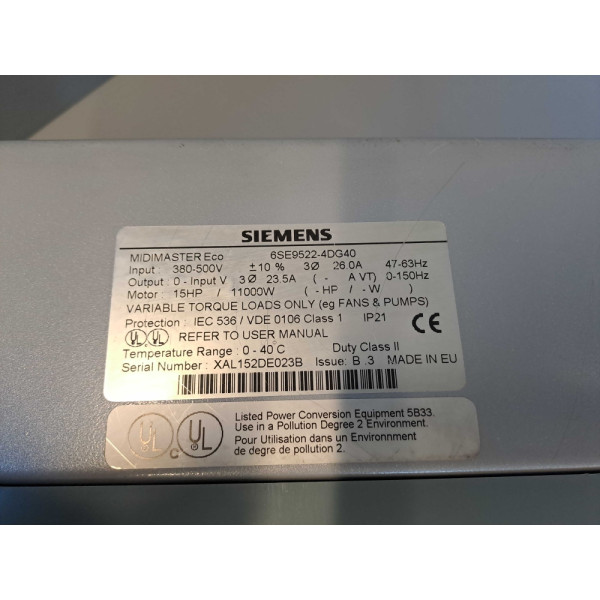 SIEMENS  6SE95224DG40