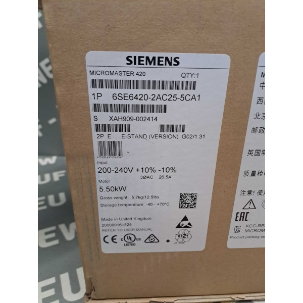 SIEMENS  6SE6420-2AC25-5CA1