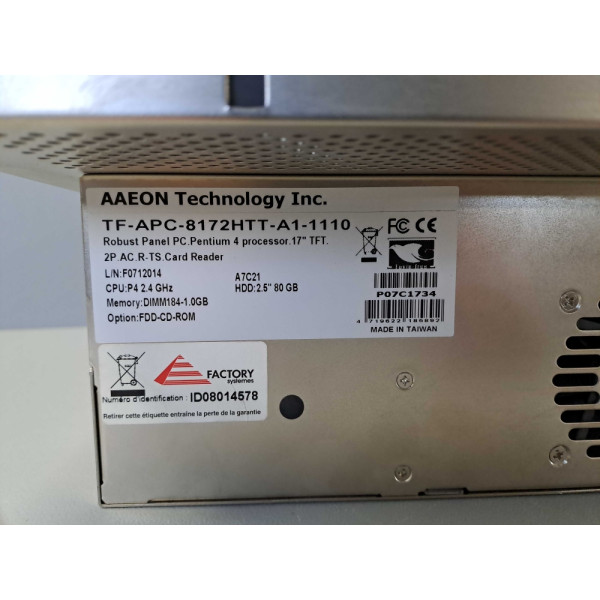 AAEON TFAPC8172HTTA11110