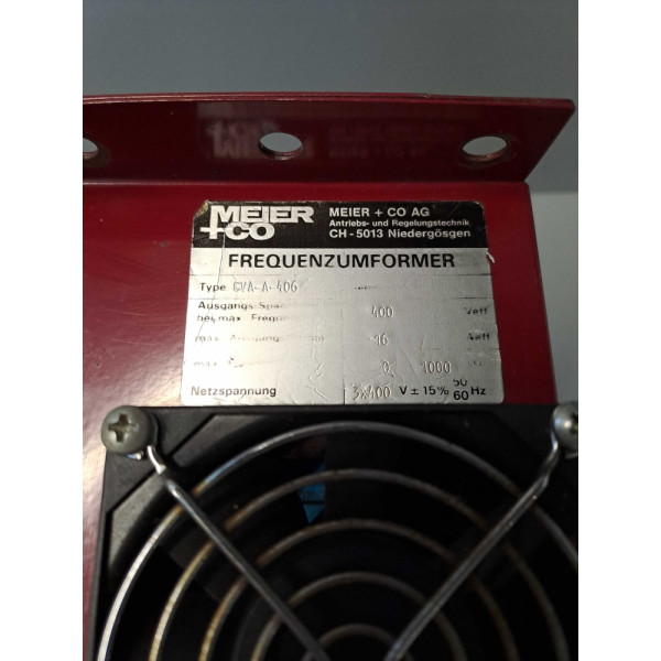 MEIER+CO AG CVA-A-406