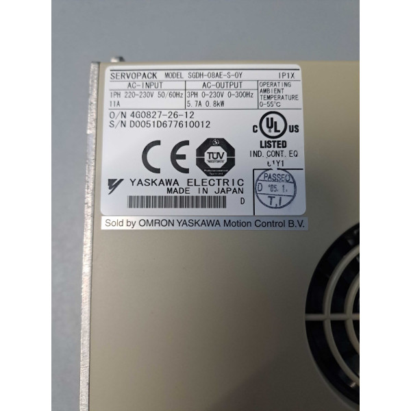 YASKAWA  SGDH-08AE-S-0Y