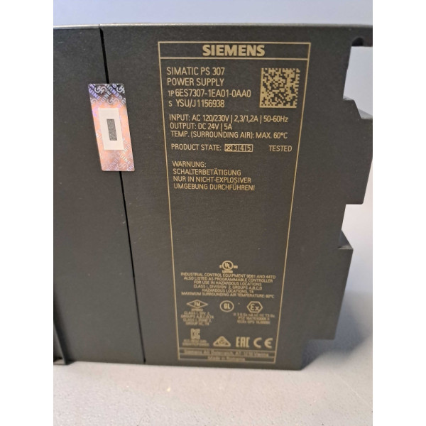 SIEMENS  6ES7307-1EA01-0AA0