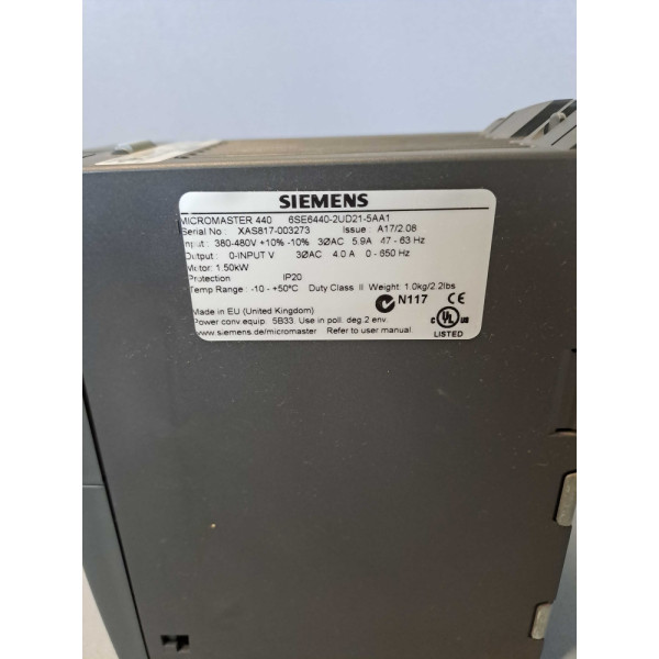 SIEMENS 6SE64402UD215AA1