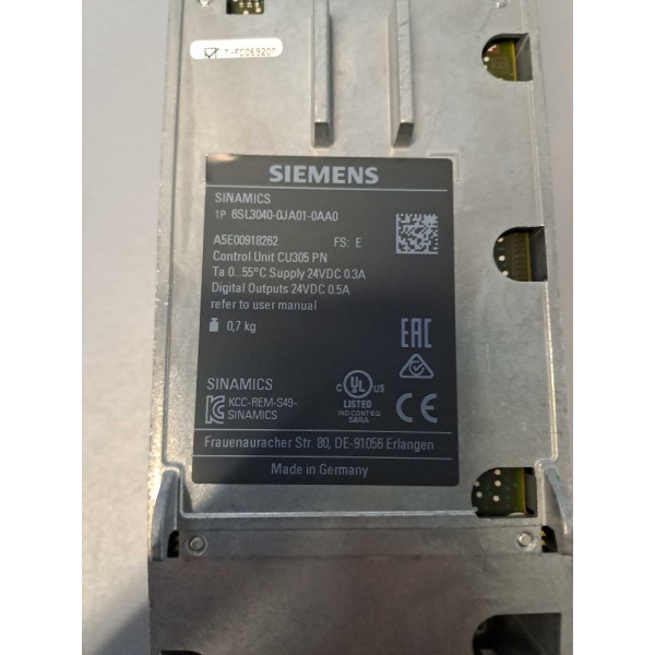 SIEMENS  6SL30400JA010AA0