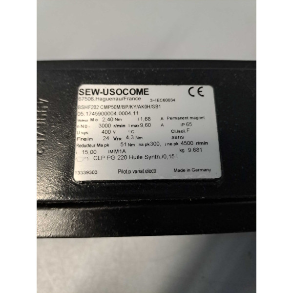 SEW BSHF202 CMP50M/BP/KY/AK0H/SB1