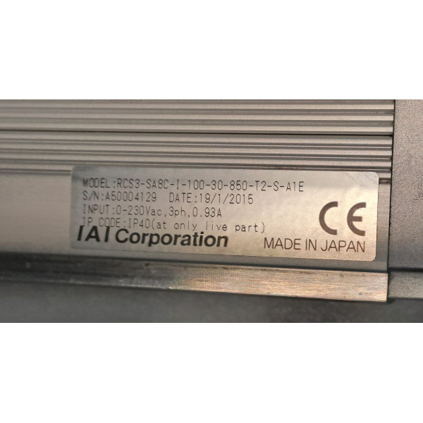 IAI CORPORATION  RCS3SA8CI10030850T2SA1E