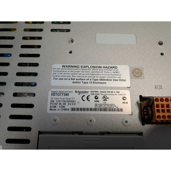SCHNEIDER  XBTGT7340