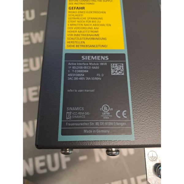 SIEMENS 6SL31000BE216AB0
