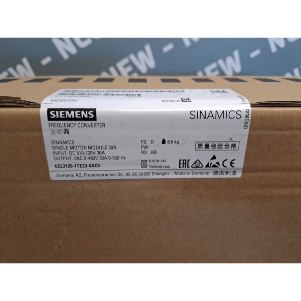 SIEMENS 6SL31201TE230AC0