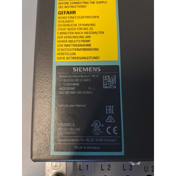 SIEMENS 6SL31000BE236AB0