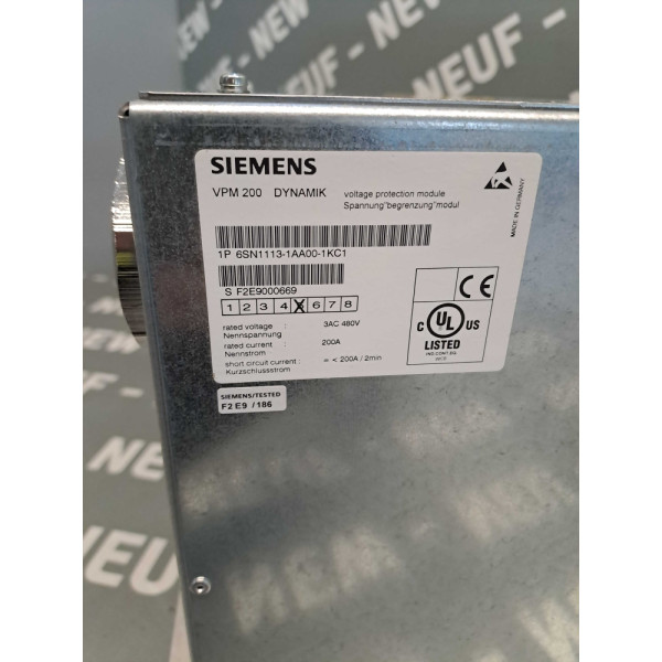 SIEMENS 6SN11131AA001KC1