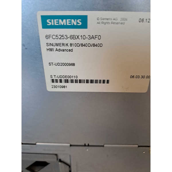 SIEMENS 6FC52536BX103AF0