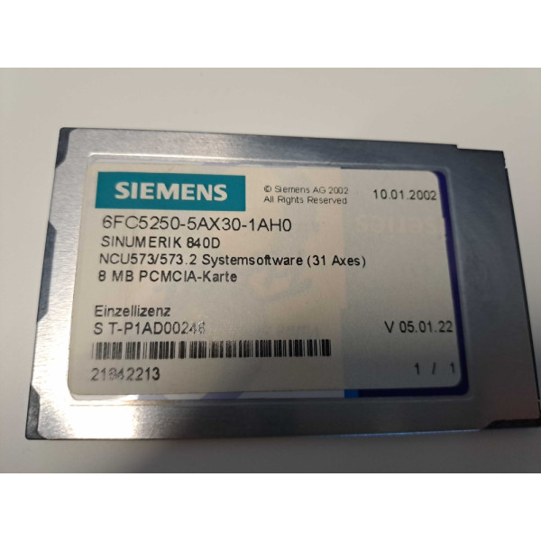 SIEMENS 6FC52505AX301AH0