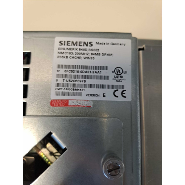 SIEMENS  6FC5203-0AB20-1AA0