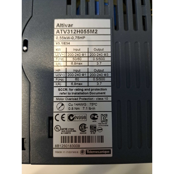 SCHNEIDER  ATV312H055M2