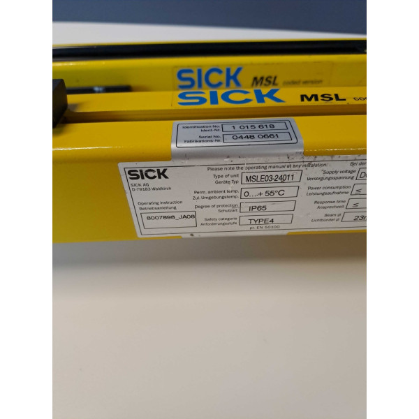SICK  MSLE0324011 + MSLS0324071