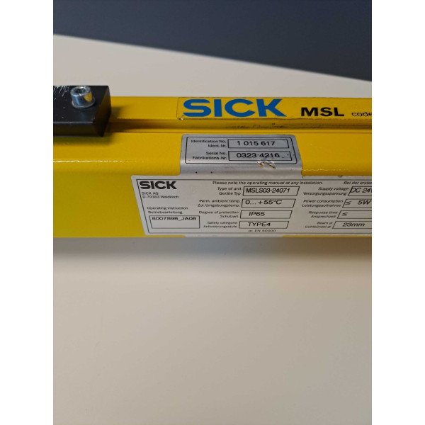 SICK  MSLE0324011 + MSLS0324071
