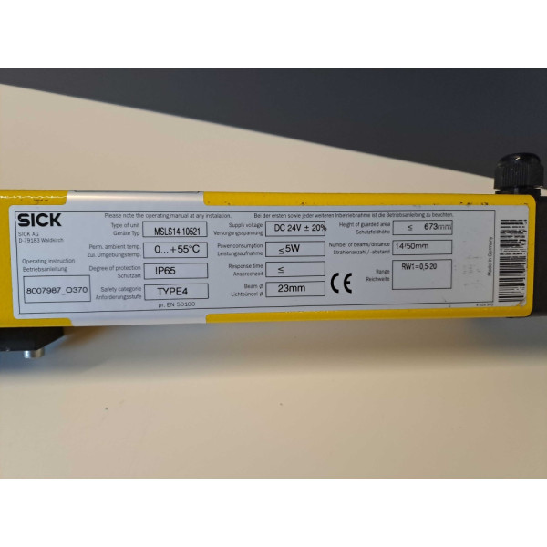SICK  MSLS1410521 + MSLE1410511