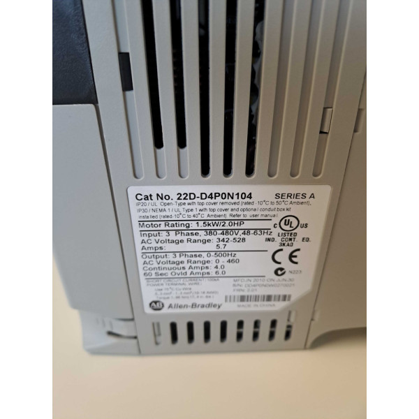ALLEN-BRADLEY  22DD4P0N104