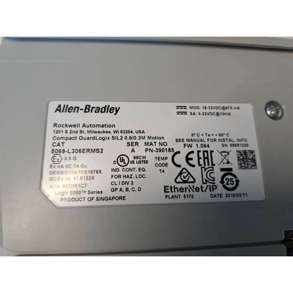 ALLEN-BRADLEY  5069L306ERMS2