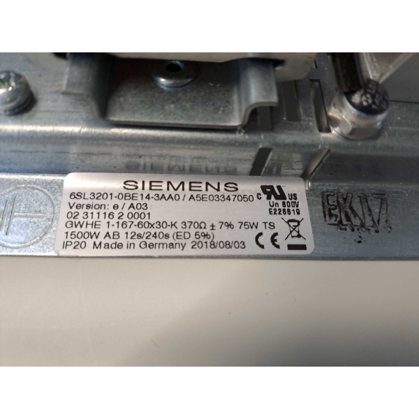 SIEMENS  6SL32010BE143AA0