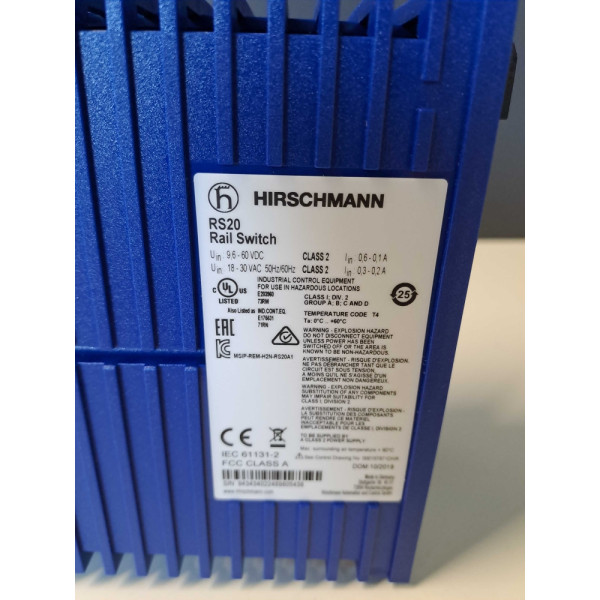 HIRSCHMANN  RS20-0800T1T1SDAPHH09.0.13