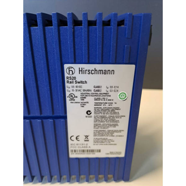 HIRSCHMANN  RS20-0800T1T1SDAPHH04.2.03