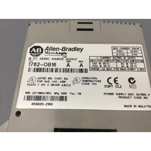 ALLEN BRADLEY  1762-OB16