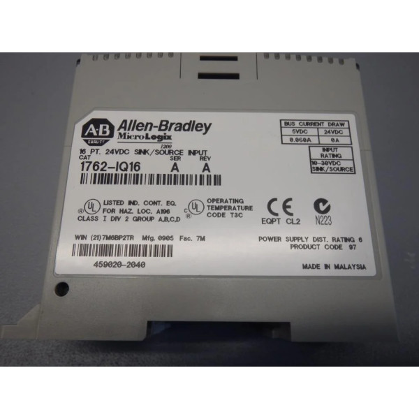 ALLEN BRADLEY  1762-IQ16