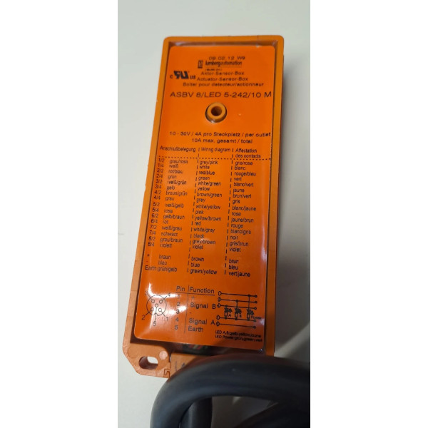 LUMBERG AUTOMATION ASBV8/LED5-242/10M