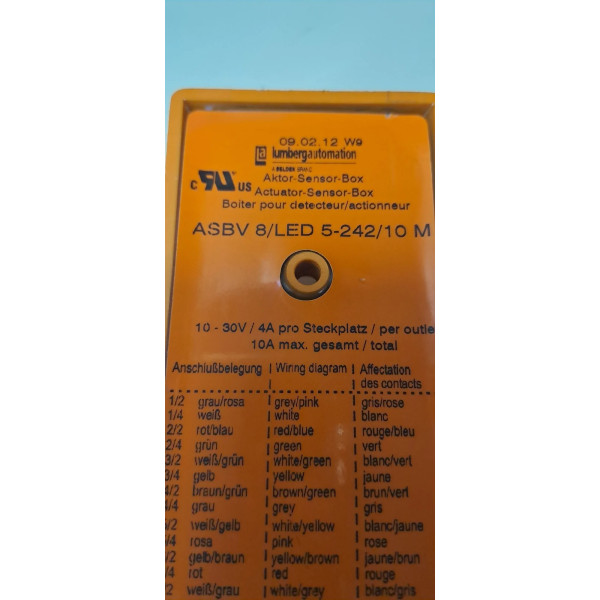LUMBERG AUTOMATION ASBV8/LED5-242/10M