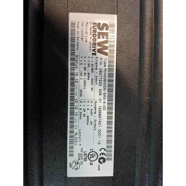 SEW EURODRIVE  MDX60B00055A3400