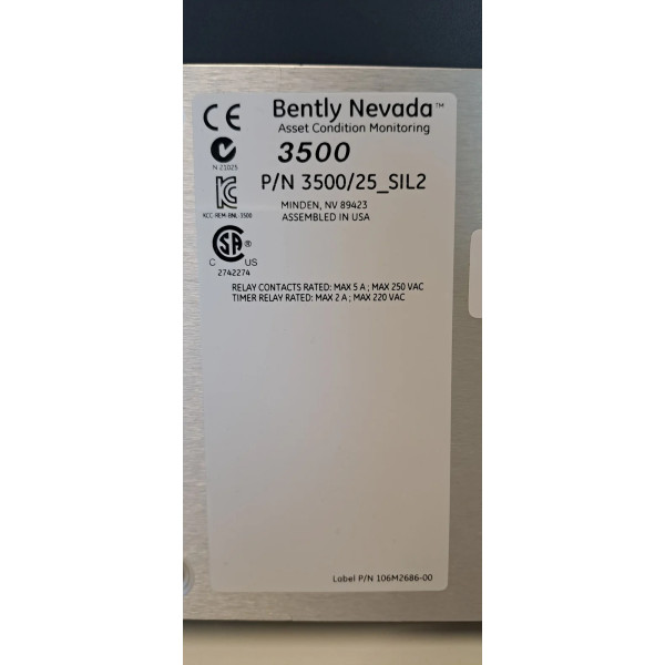 BENTLY NEVADA 3500/25_SIL2